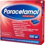 Парацетамол капс. 500 мг блістер №10: ціни та характеристики