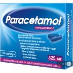 Парацетамол капс. 325 мг блістер №10: ціни та характеристики