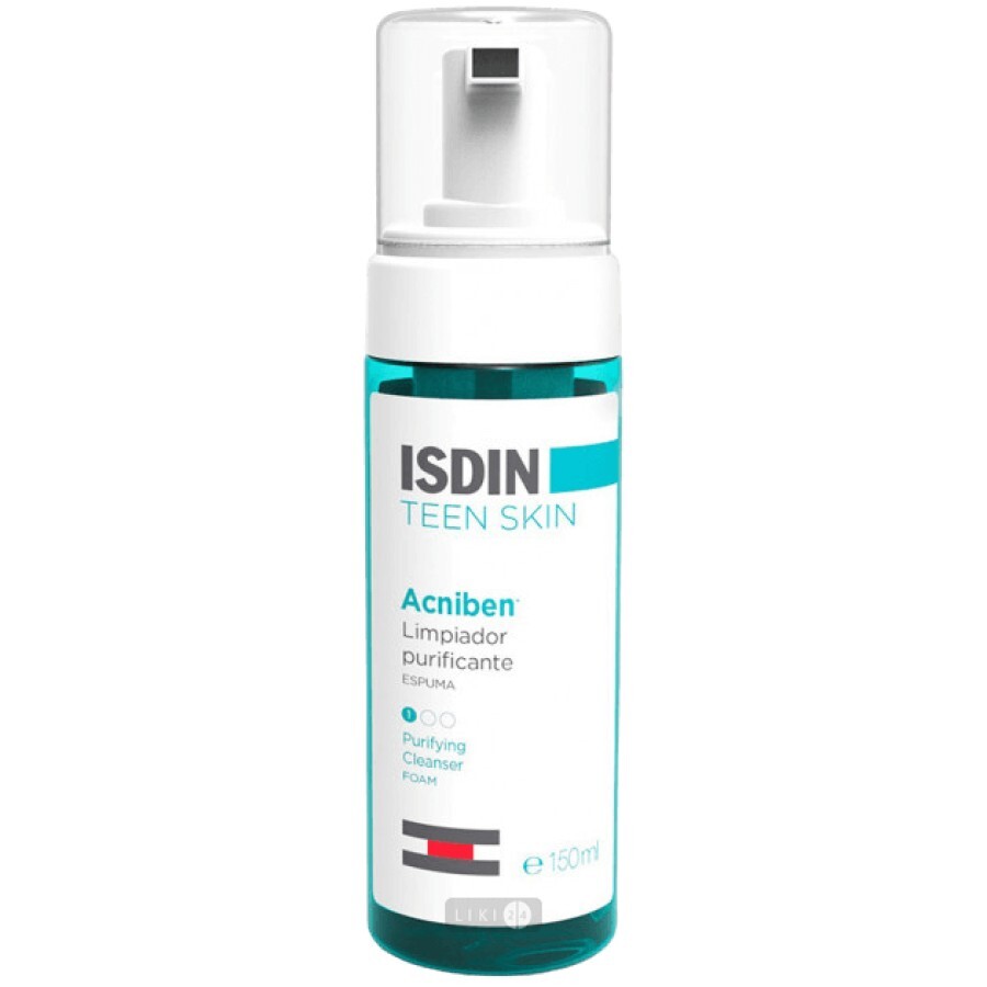 Гель для умывания Isdin Teen Skin Acniben Limpiador Purificante очищающий, 150 мл: цены и характеристики