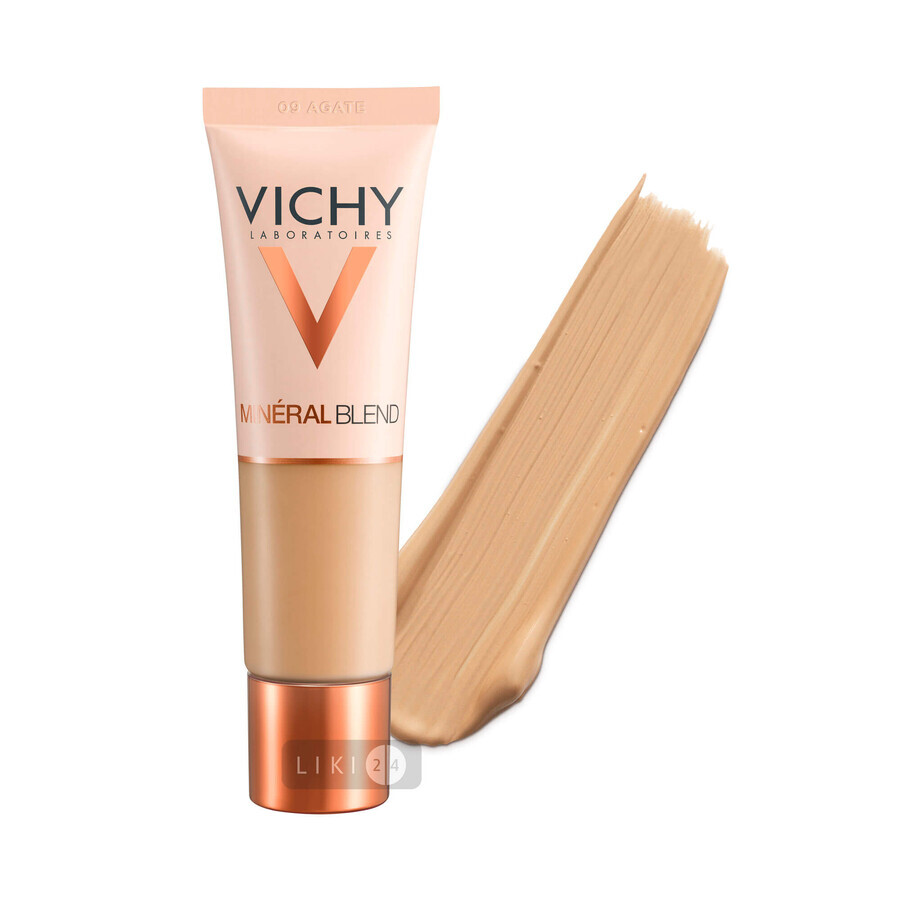 Тональный крем Vichy Mineralblend оттенок 9, 30 мл для придания коже естественного сияющего вида: цены и характеристики