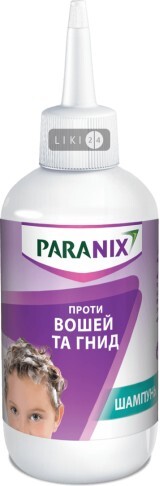 Шампунь Параникс для лечения педикулеза 200 мл, с гребешком