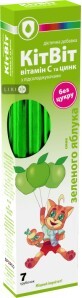 КитВит Витамин С + Цинк со вкусом зеленого яблока гранулы 5,2 г, №7