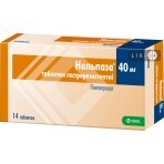 Нольпаза табл. гастрорезист. 40 мг №14: ціни та характеристики