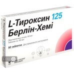 L-Тироксин 125 Берлін-Хемі табл. 125 мкг блістер №50: ціни та характеристики