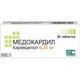 Медокардил табл. 6,25 мг №30