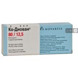 Ко-диован табл. п/о 80 мг + 12,5 мг блистер №14