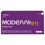 Моделль 911 табл. 1,5 мг блістер