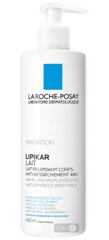 Молочко для тіла La Roche-Posay Lipikar для сухої шкіри немовлят і дорослих 400 мл