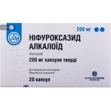 Нифуроксазид алкалоид капс. тверд. 200 мг блистер №20