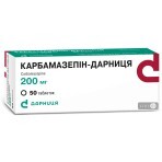 Карбамазепин-Дарница табл. 200 мг контурн. ячейк. уп. №50: цены и характеристики