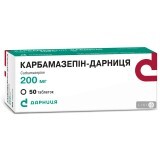 Карбамазепін-Дарниця табл. 200 мг контурн. чарунк. уп. №50