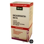 Оксалиплатин-виста пор. д/п р-ра д/инф. 50 мг фл.: цены и характеристики