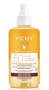 Солнцезащитный двухфазный спрей Vichy Capital Soleil водный для лица и тела с бета-каротином, SPF-50 200 мл