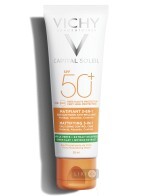 Солнцезащитный матирующий крем Vichy Capital Soleil 3-в-1 для жирной, проблемной кожи SPF50+, 50 мл