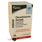 Оксаліплатин актавіс пор. д/п р-ну д/інф. 100 мг фл.