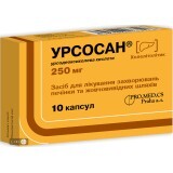 Урсосан капс. 250 мг блістер №10
