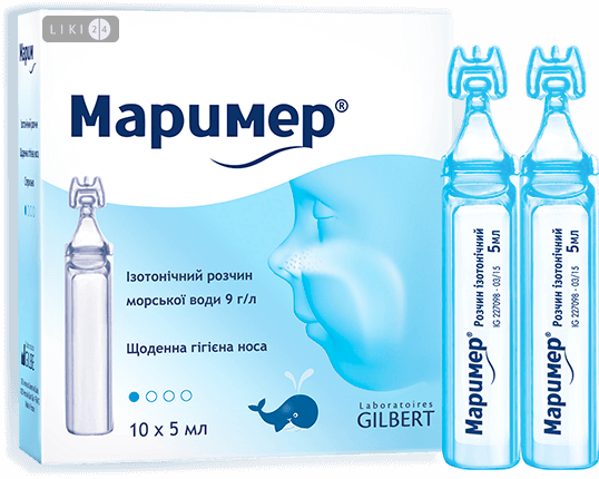 

Краплі Марімер 5 мл розчин ізотонічний флакон, №10, р-н фл.-крапельн. однораз. 5 мл