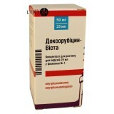 Доксорубіцин-віста конц. д/р-ну д/інф. 50 мг фл. 25 мл