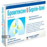 Бромгексин 8 берлин-хеми табл. п/о 8 мг блистер №20