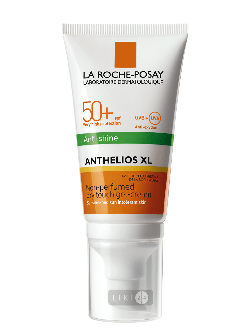 

Сонцезахисний матуючий гель-крем Ля Рош-Позе Антеліос XL для чутливої ​​і схильної до сонячної непереносимості шкіри обличчя SPF50 + 50 мл, SPF-50+ 50 мл