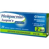 Нейриспин-здоровье табл. п/плен. оболочкой 2 мг блистер №20