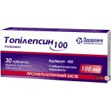 Топілепсин 100 табл. в/плівк. обол. 100 мг блістер №30
